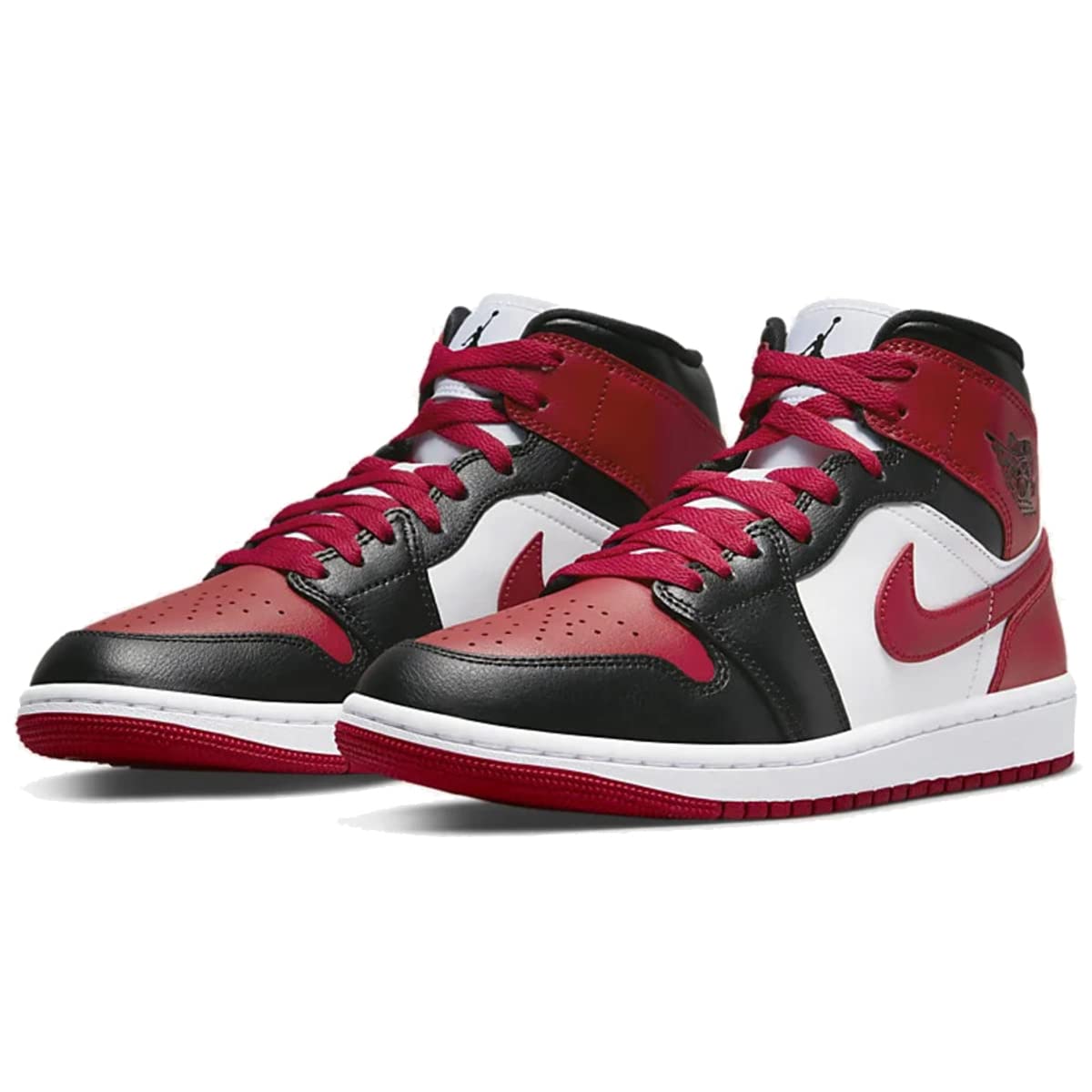 nike air jordans 1 red and black
