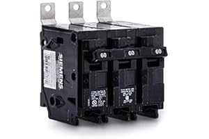SIEMENS B360 60-Amp Three Pole 240-Volt 10KAIC Bolt in Breaker, Color