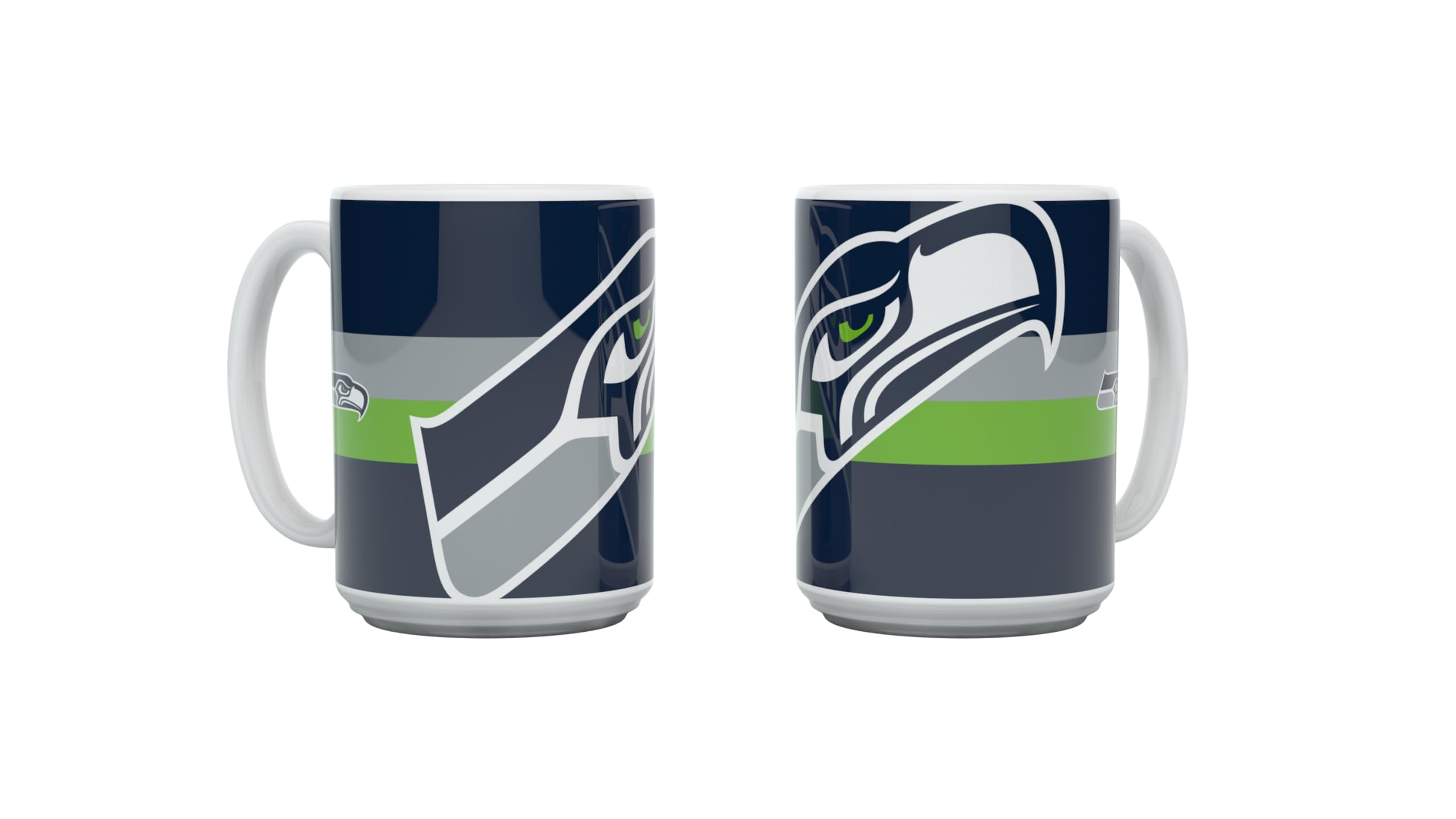 Seattle Seahawks NFL Coffee Mug Triple Logo 450 ml