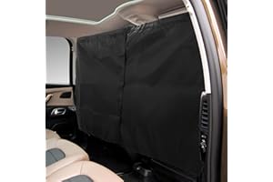 Car Divider Curtain Sun Shade, Catcan Removable Car Front Rear Seat Privacy Divider Curtains for Privacy Travel Nap Night Car Camping