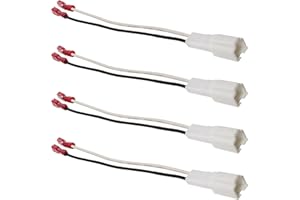 Fiegromech 4PCS Speaker Wiring Harness Adapter Compatible with Mazda 323 Millenia MPV MX3 RX7 Protege Car Door Dash Speaker W