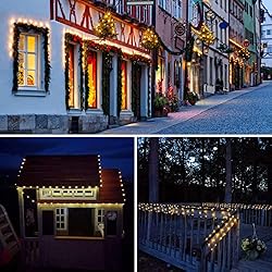 Solar String Lights Outdoor, 6-Pack Each 100 LED