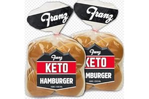 FRANZ BAKERY Keto Culture Baking Hamburger Buns, 2 Pack (2 x12.5 oz)