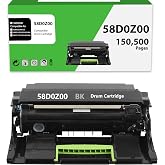 WEYNUONY 58D0Z00 Black Imaging Unit 58D0Z00 Drum Unit | Compatible for Lexmark B2865dw MS725dvn MS821n/dn MS823dn MS825dn MS826de MX721ade MX722ade MX822ade MX826ade/adxe Printer
