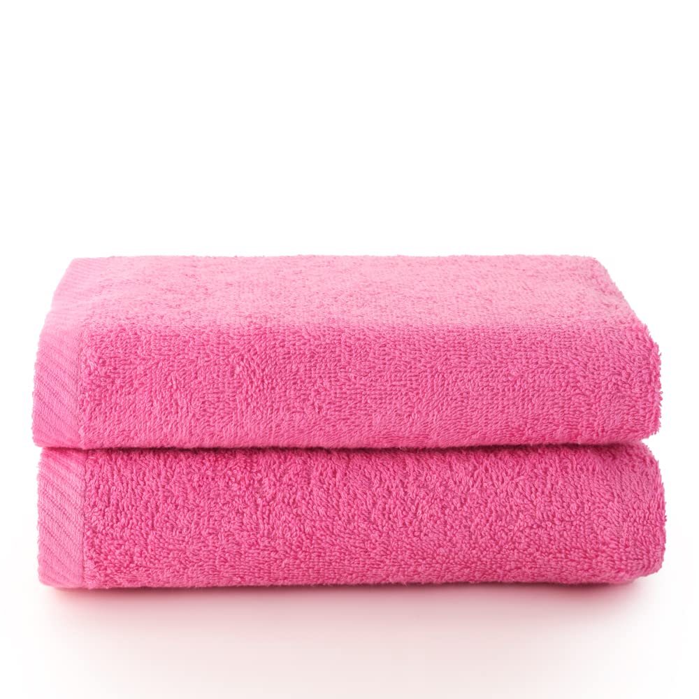 Top Towel Face/Bidet Towels (2 Pieces): Soft and Absorbent Bath Towels – 100% Cotton, 400 g/m², Lint Free