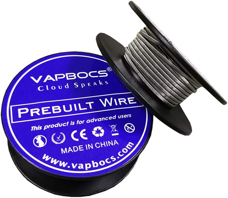 10feet Kanthal A1 DIY Heating Coil Wire Pre Made Coils Clapton Wire for RBA/RDA/RTA Tank Rebuildable Atomizers 26GA*2+36GA(ZA21)