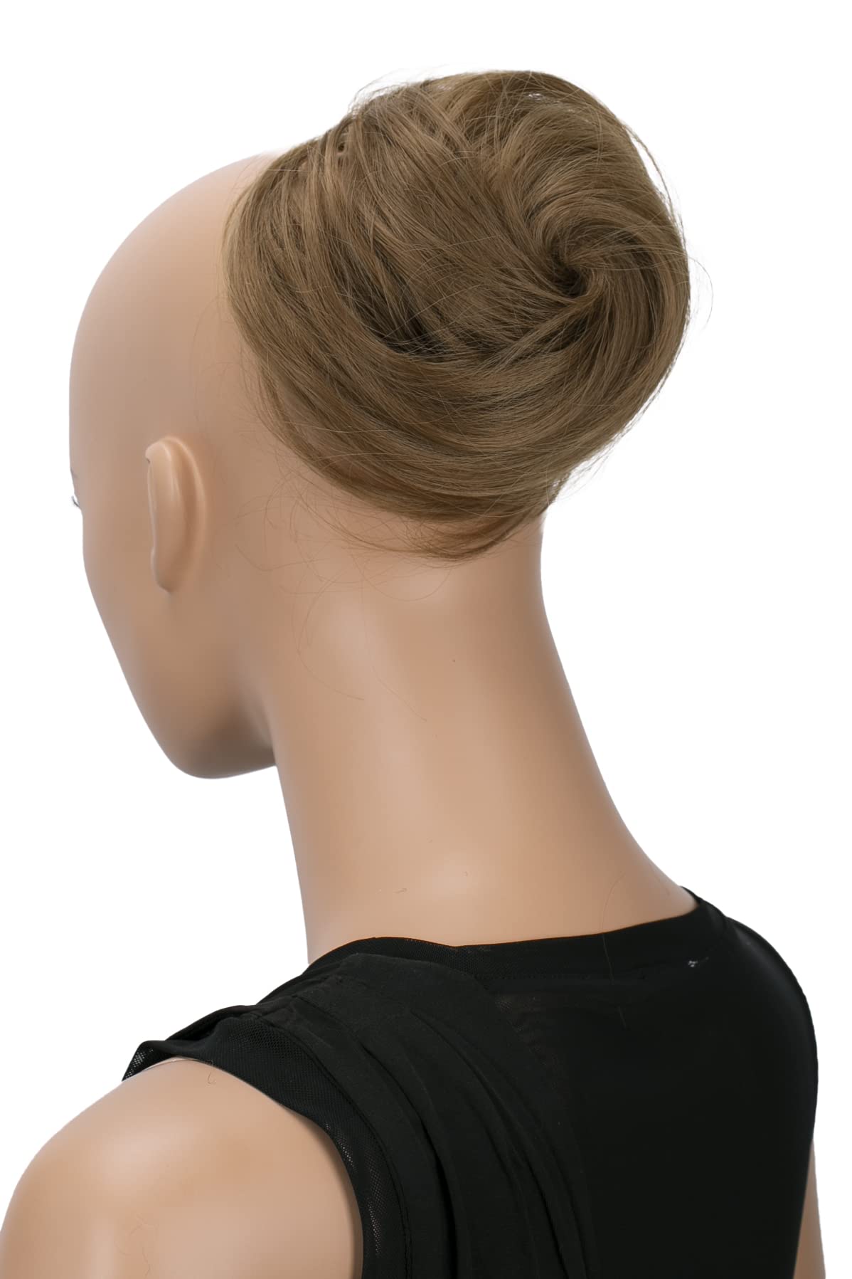 CAISHA Bun Hairpiece Ponytail Hepburn-Bun Scrunchie Updo Dark Blonde DC16 — image 1