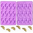 Guratapa 2Pcs 24 Cavity Koi Fish Carp Goldfish Silicone Molds for DIY Fondant Candy Making Chocolate Mold Desserts Ice Cube Trays Gum Clay Biscuit Plaster Resin Cupcake Topper Cake Decor Moulds