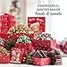 Benevelo Gifts 6 Tier Gourmet Holiday Gift Set (Chocolate Caramel Popcorn, Christmas Tree Pretzels)
