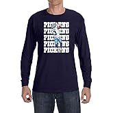 Long Sleeve Navy Dallas George Pickens Text Pic T-Shirt