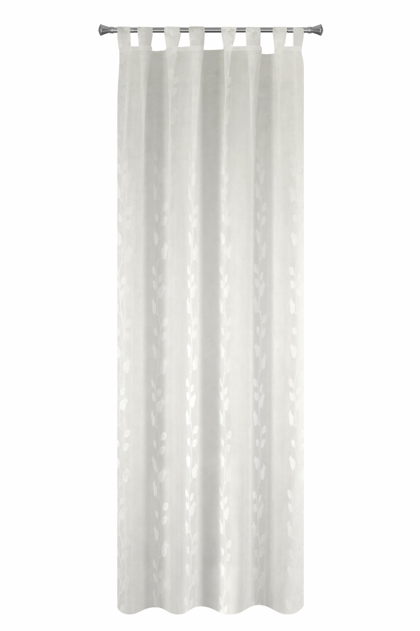 EuroF Irany Sclaufen Curtain 140 x 250 Noemi Draw Curtain, Polyester, cream, 250 x 140 x 1 cm