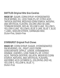 Bolos y Starburst Original Fun Size Candy Bag