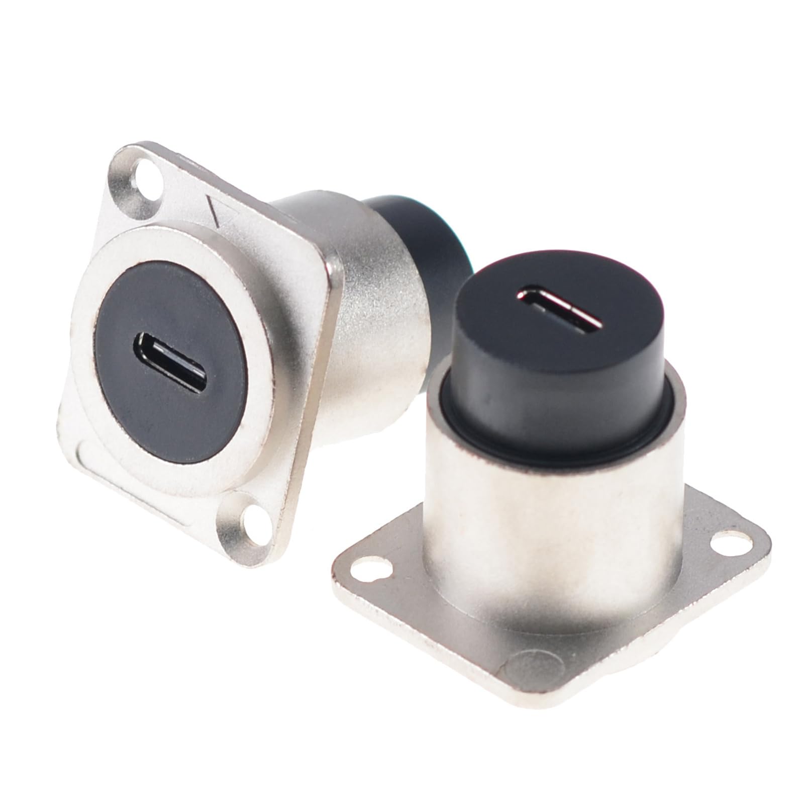 HangTon 5pack USB C Type-C Waterproof Coupler Connector Panel Socket Bulkhead Feed Through, Inline Cable Female to Female Extension