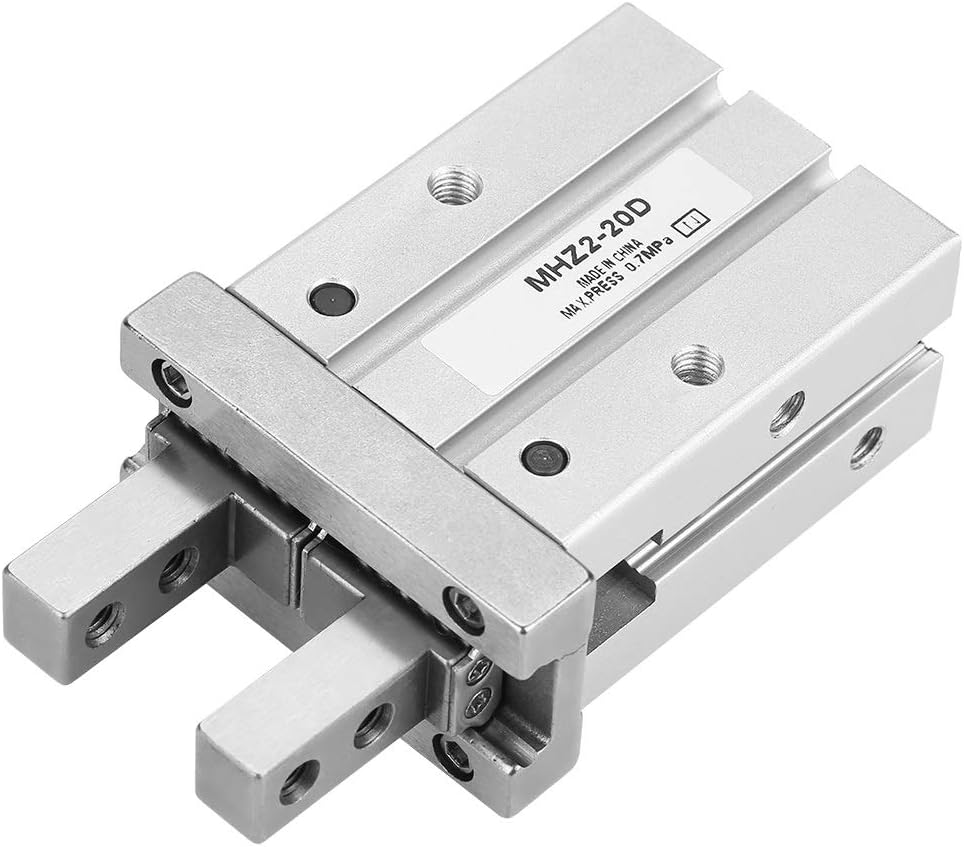 BiuZi Pneumatic Cylinder 20mm Bore Parallel Style Air Gripper Pneumatic Cylinder 20mm Bore Air Gripper Pneumatic Cylinder
