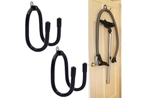 Pmsanzay 2 Pack Vacuum Cleaner Hose Holder Vacuum Head Holder Hanger Wall Mount Vacuum Cleaner Stand Storage Rack for Canister Vacuum Cleaner Shop Garage Vacuum Cleaner - W Style