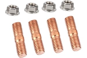 Suuonee Turbo Stud Kit, M10x1.50 Thread T3 T4 T6 High Strength Turbo kit Flange Nuts