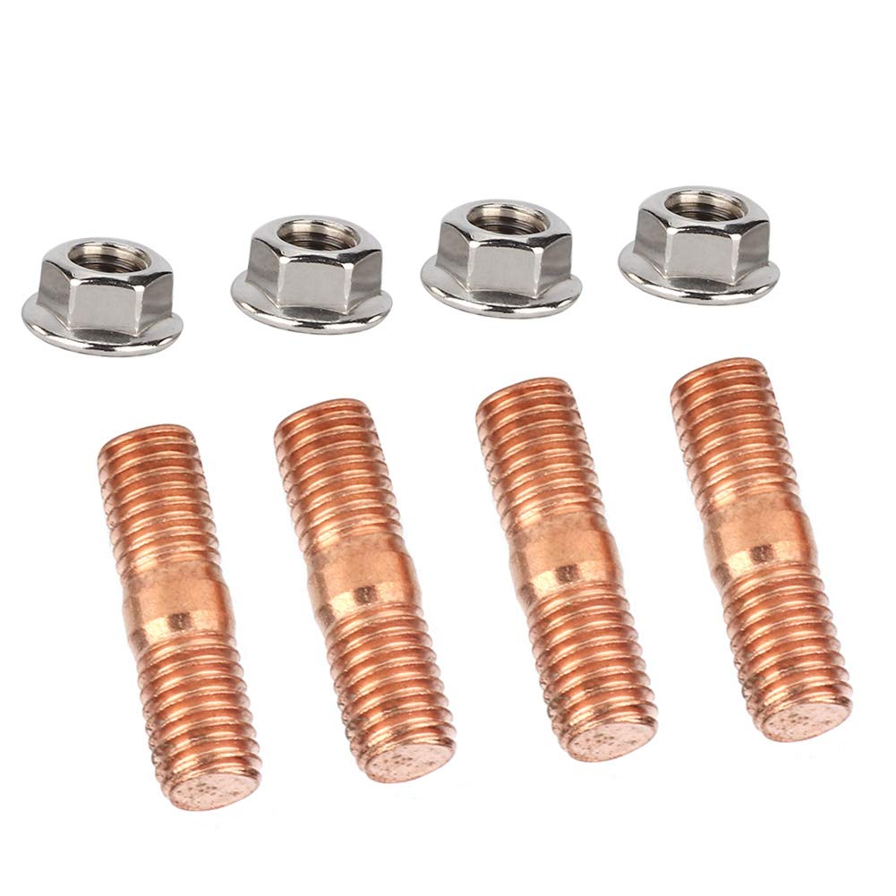 M10x1.50 Threaded T3 T4 T6 Turbo Screw and Nuts High Strength Turbo Stud Kit Flange Nuts Set of 4