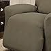 Stretch Sensations, Optic Recliner Slipcover, Standard Recliners, Perfect Chair Protection, Comfortable and Easy Stretch Fabric (Sage)