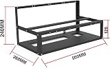 HWGING 6 GPU Mining Rig Frame Stackable Stainless Steel Miner Computer Rack view 2