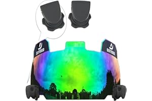 DUTYBOD Football Visor, Clear Football Helmet Visor, Football Shield, Fits Youth and Adult Football Helmets