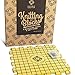 Blocking Mats for Knitting - Precise Grid with 1 inch Squares - Includes 100 T-Pins for Needlepoint and Crochet - Yellow…