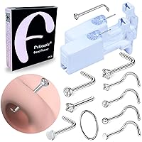 thumbnail image 2 of AVYRING 3 Pcs Nose Piercing Kit, Disposable Safe Sterile Piercing Unit For Self Nose Piercing 2 of 10