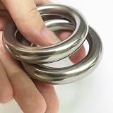 AIVOOF 2.4" Seamless O-Ring 2pk 304 Stainless Steel Heavy Duty Smooth 10x40mm view 4