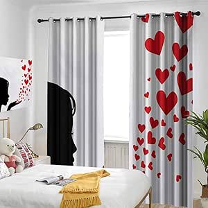 Cortinas de aislamiento Kiss for Bedroom-Ojal para habitación con