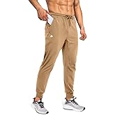 FOGFIRE Mens Joggers with Zipper Pockets Lightweight Sweatpants for Men Pants Athletic Workout Running Track Gym