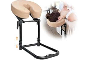 Massage Headrest for Bed Face Cradle, Home Mattress Top Massage Kit Face Down Pillow, Massager Head Rest for Mattress, After 