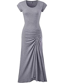 cap sleeve maxi dress casual