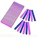 100 Pieces Emery Boards for Nails Disposable Nail Files Double Sided Manicure Tools (3 inch)
