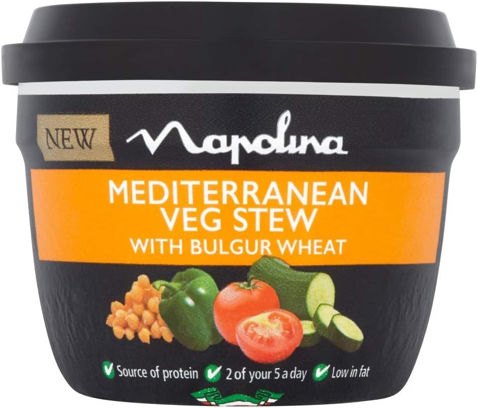 Napolina Mediterranean Veg Stew with Bulgur Wheat, 320 g, Pack of 6