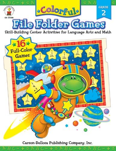 Colorful File Folder Games: Grade 2: Skill-building Center Activities for Language Arts and Math (Colorful Game Book Series)