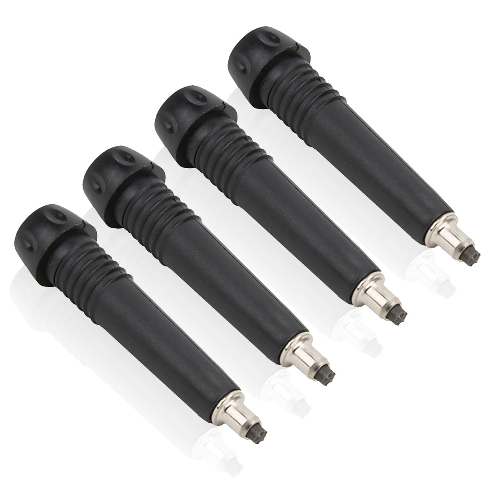 Trekking Pole Tips, 4 Pcs Portable Carbon Tungsten Steel Trekking Pole Replacement Tips Alpenstock Walking Stick Replacement Tips Set for Hiking Walking