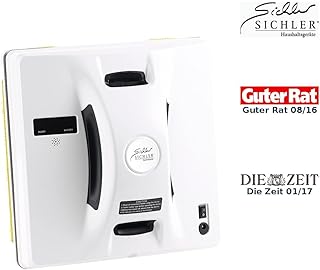 Sichler Haushaltsgeräte Intelligenter Profi-Fensterputz-Roboter PR-041 V3 mit Fernbedienung