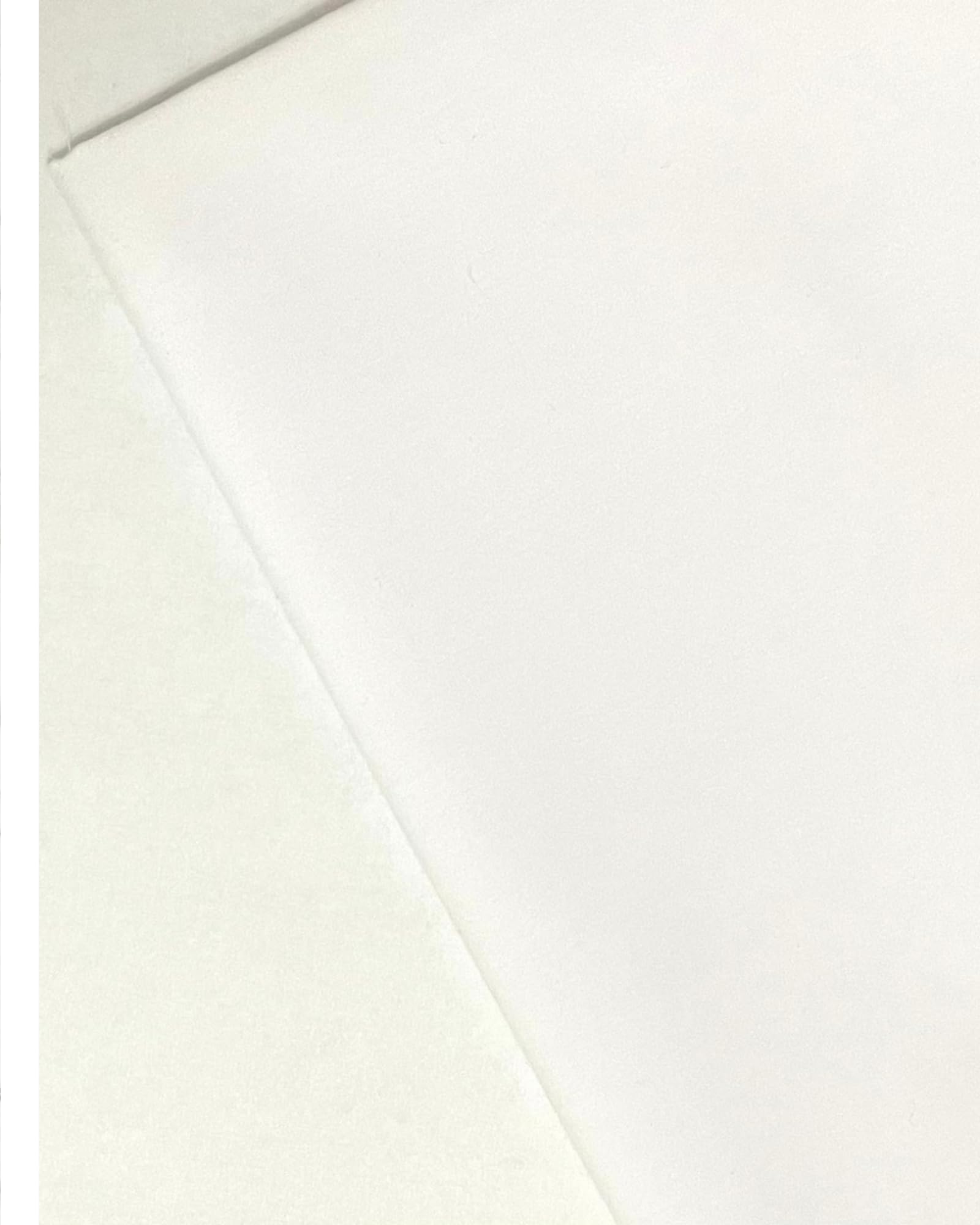 Plain White Fabric - 45 inch / 112 cm Wide - for Dressmaking, Art & Craft, Sewing - 3 Metre — image 1