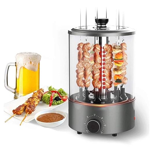 SHYPNA Multi-Función vertical del asador Horno, 360 grados ...