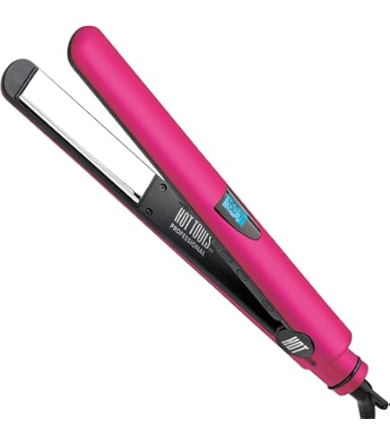Hot Tools Professional Radiant Blue Micro-Shine Titanium Flat Iron