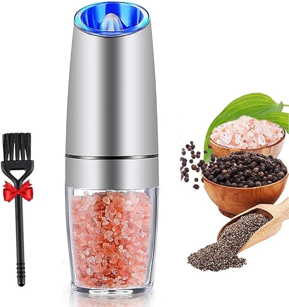 Gravity Electric Salt Shaker Automatic Pepper Grinder Pepper or