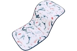 PETTIS Stroller Seat Liner | Cooling Pad Pram Cushion - Reversible Stroller Cooling Pad for Strollers and High Chairs