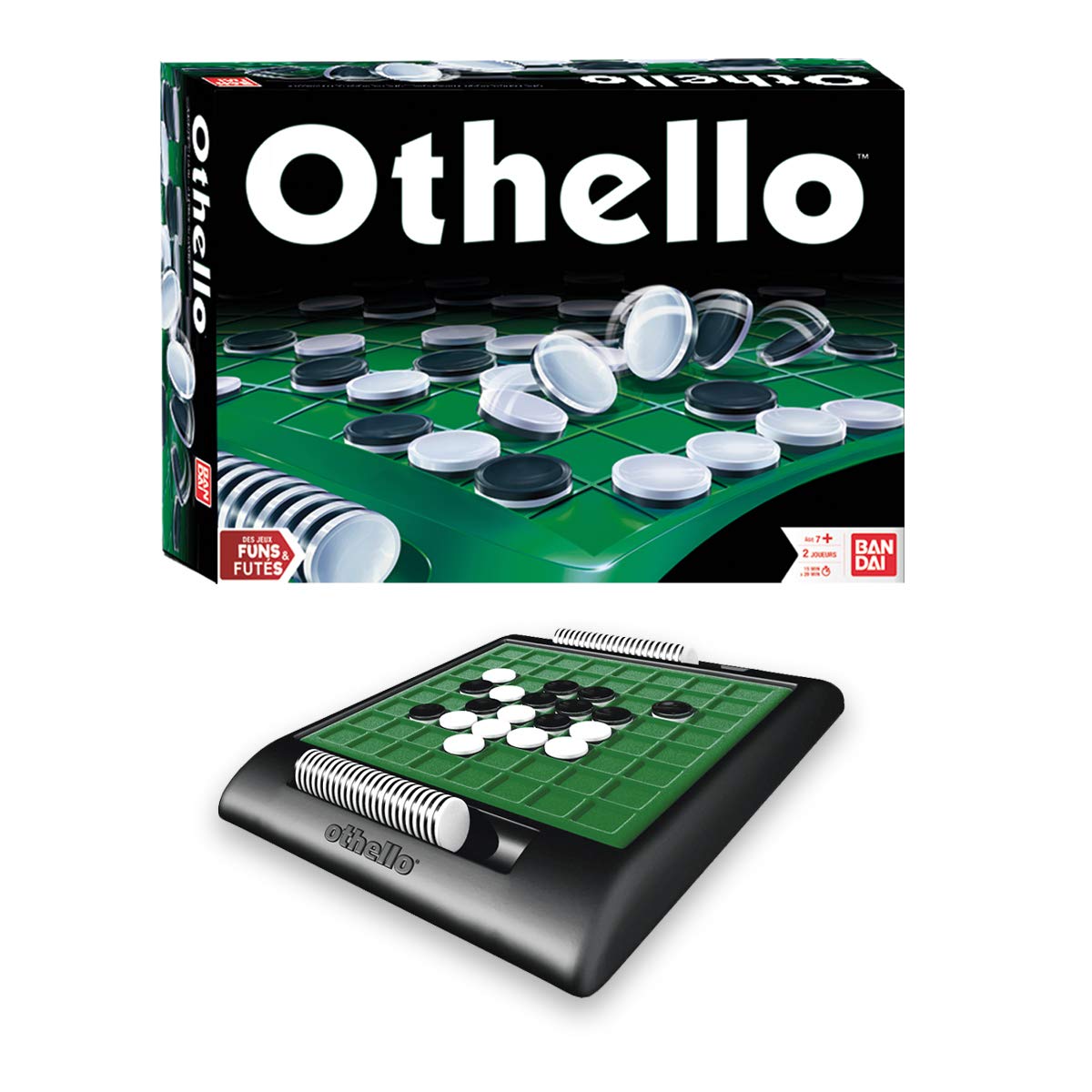 BANDAI Fun & Thinking Games - Othello - Board Game - Strategy Game - Classic Game - MH80048
