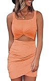 Acelitt Summer Dresses for Women 2025 Cut Out Twist