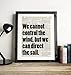 We Cannot Control The Wind Typography Vintage Dictionary Art Print, Antique Wall Art Home Decor, Modern Boho Poster, Farmhouse Decoration Living Room Bedroom Office 8x10 Inches, Ready To Frame