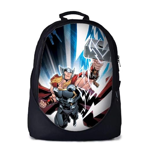 IRONGRIT Thor Polyester 30L Black Backpack with Laptop Compartment