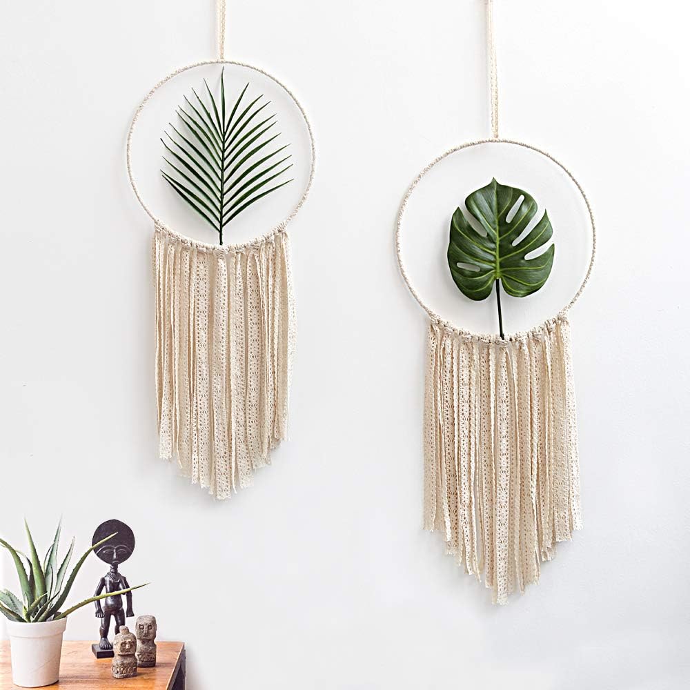 Amazon Com Bluemake Macrame Dream Catchers Wall Hanging Handmade