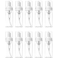 Foam Pump Bottle 10 Pcs 2oz Foaming Soap Pump Dispenser & BPA Free for Cleaning, Travel, Cosmetics Packaging, Hand Soap Foami