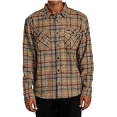 RVCA Mens Hughes Flannel Long Sleeve Woven