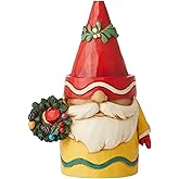 Enesco Jim Shore Crayola Gnome Holding Wreath Figurine 3.75 Inch 6011240