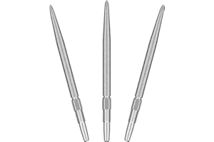 Target Darts Swiss Point SLK Luke Littler Dart Points (3 Pack Set of Tips) 30MM/35MM/42MM – Gold/Silver/Black | Rough Textured Dart Points, Replacement Steel Dart Tips, Professional Dart Accessories